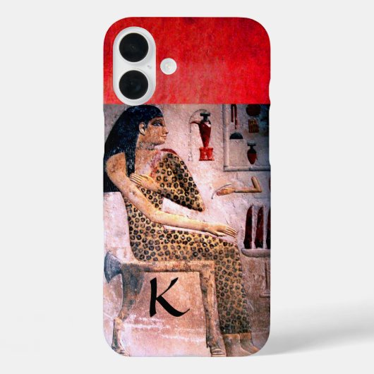 女エレガント性,ファッションとアンティークエジプトの美しい Case-Mate iPhoneケース (裏面)