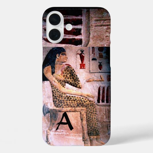 女エレガント性，ファッションとアンティークエジプトの美しい Case-Mate iPhoneケース (裏面)