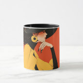 女エレガント性 マグカップ (中央)