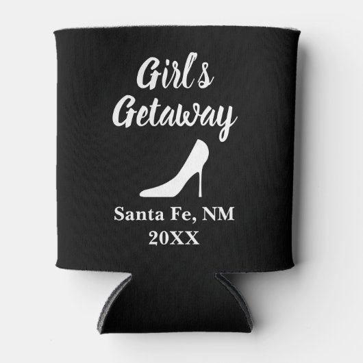 女カスタムの子の帰りの週末の旅行飲料ホルダー 缶クーラー (正面)