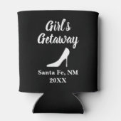 女カスタムの子の帰りの週末の旅行飲料ホルダー 缶クーラー (裏面)