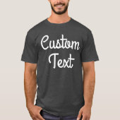 女カスタムパーソナライズされた性の男性のためのクリスマス家族 Tシャツ (正面)