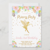 女カスタム子用マジカルパーティーカード 招待状 (正面)