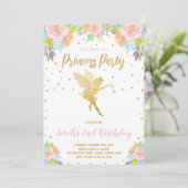 女カスタム子用マジカルパーティーカード 招待状 (スタンド正面)