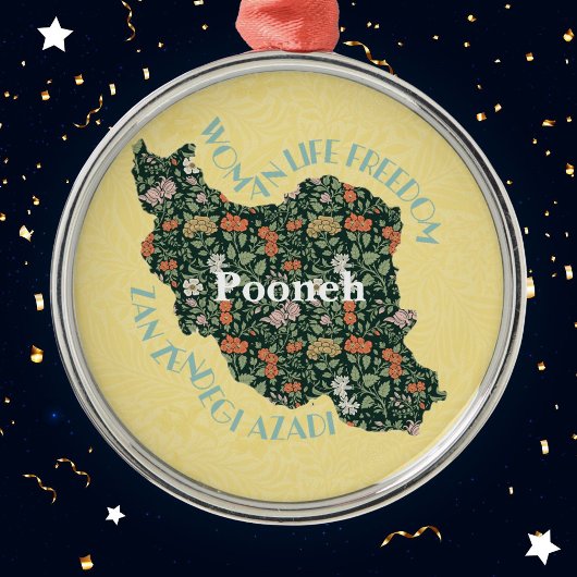 女カスタム性フェミニストへのクリスマスバルクギフト メタルオーナメント