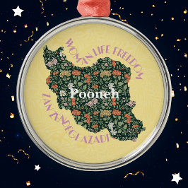 女カスタム性フェミニストへのクリスマスバルクギフト メタルオーナメント