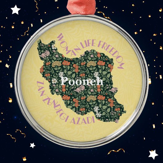 女カスタム性フェミニストへのクリスマスバルクギフト メタルオーナメント