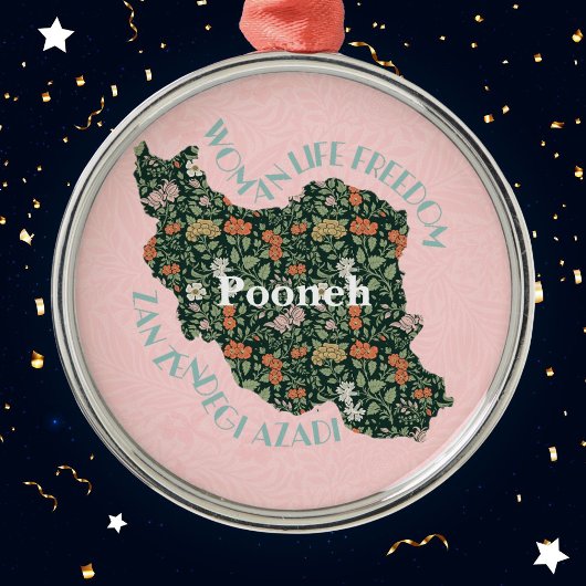 女カスタム性フェミニストへのクリスマスバルクギフト メタルオーナメント