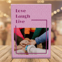 女カスタム性感動的ピンクの写真ギフト