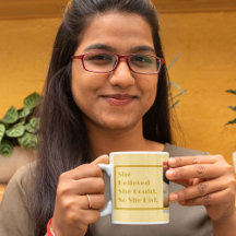 女カスタム黄感動的の写真贈り物