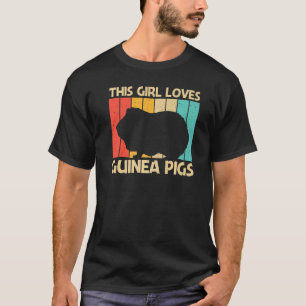 女カッコいいの子のためのモルモットCavy Pet Rodent Tシャツ