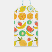 女カラフルの子ツーティフルーティ2nd誕生日 ギフトタグ (裏面)