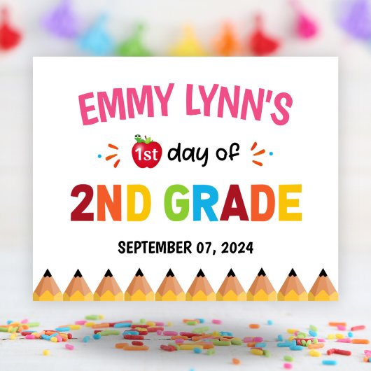 女カラフル子の第2学年1日目 ポスター