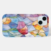 女カラフル性へのステンドグラス美術愛好家 Case-Mate iPhoneケース (裏面 (横))