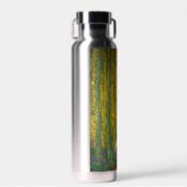 女カラフル性クリムトスタイルコラージュポートレート ウォーターボトル (正面)