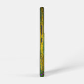 女カラフル性クリムトスタイルコラージュポートレート SAMSUNG GALAXYケース (右側面)