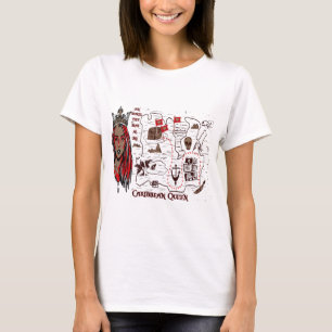女カリブの王……ハート Tシャツ