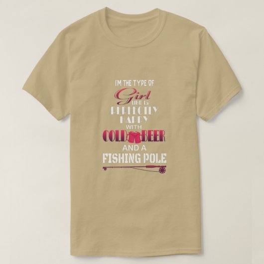 女ガーリーの子のための魚釣りママ女性ギアアパレルNo Tシャツ (デザイン正面)