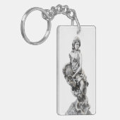 女クラシック像 キーホルダー (正面左)