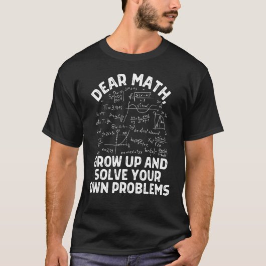 女クラシック親愛子おもしろい少年ティーンのための引用文数学の数学 Tシャツ (正面)
