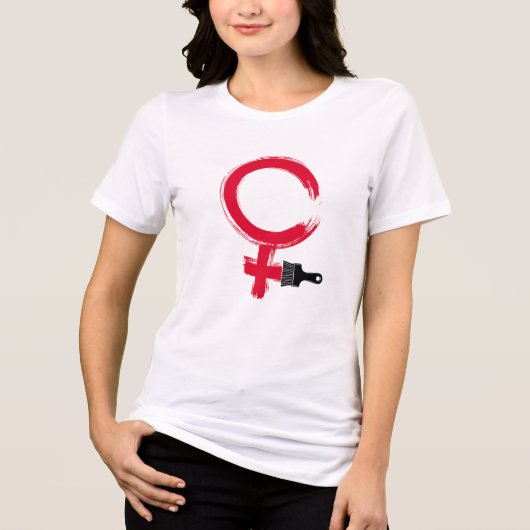 女クールのシンボル トライブレンドＴシャツ (正面)
