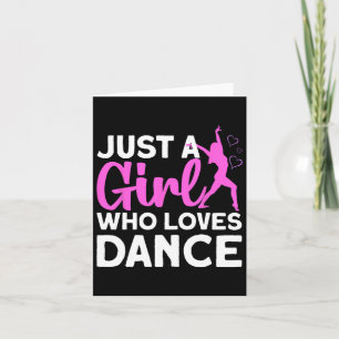女クールの子のためのダンス女性ヒップホップダンサー社交ダンス カード