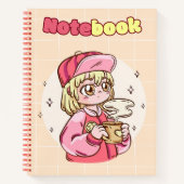 女クールの子💛✨🥨 ノートブック (正面)