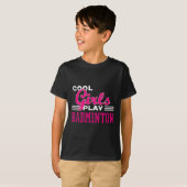 女クール遊子バドミントン1 Tシャツ (正面フル)