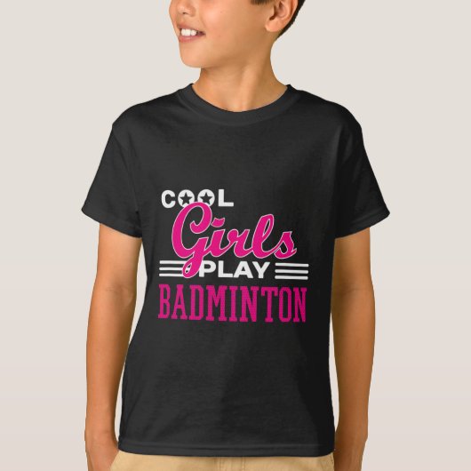 女クール遊子バドミントン1 Tシャツ (正面)