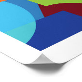 女コンテンポラリー性のウォールアートの装飾 ポスター (角)