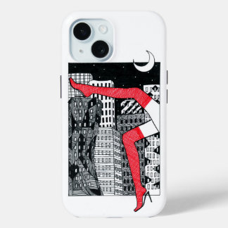 女スタイリッシュ性の写真を持つiPhoneケース iPhone 15ケース