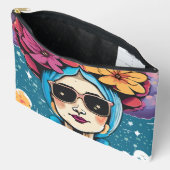 女スタイリッシュ性 アクセサリーポーチ (見開き)