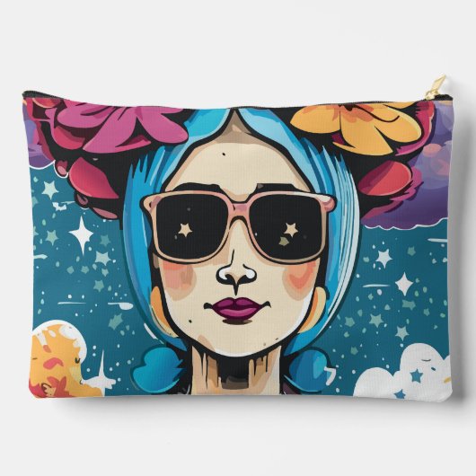 女スタイリッシュ性 アクセサリーポーチ (裏面)