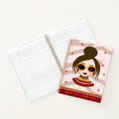 女スタイリッシュ性 ノートブック (内部)