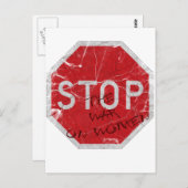 女ストップ人戦争 ポストカード (正面/裏面)