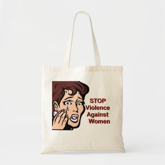 女ストップ性暴力 トートバッグ (正面)