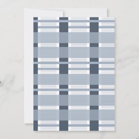 女スペインのの子の明け方の青 招待状 (裏面)