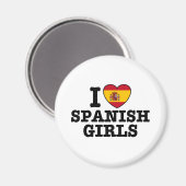 女スペインのの子 マグネット (正面/裏面)