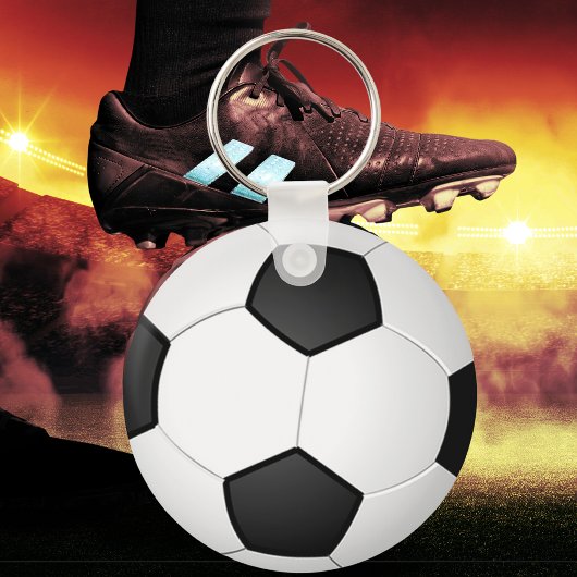 女パーソナライズされたの子と男の子のための安いサッカーのギフト キーホルダー