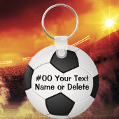 女パーソナライズされたの子と男の子のための安いサッカーのギフト キーホルダー