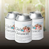 女パーソナライズされたの子のゲートウェイ定義の写真 缶クーラー