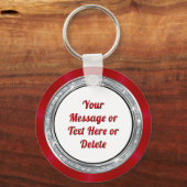 女パーソナライズされたの子の体操ギフト、両面 キーホルダー (裏面)