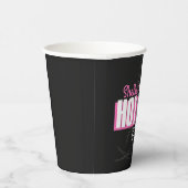 女パーソナライズされたの子の名前Pinstripesガ改造レージ 紙コップ (右)