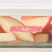 女パーソナライズされたの子の学校名ラベル ラベル (貼付)