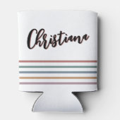 女パーソナライズされたの子の旅Girls Trip 缶クーラー (裏面)