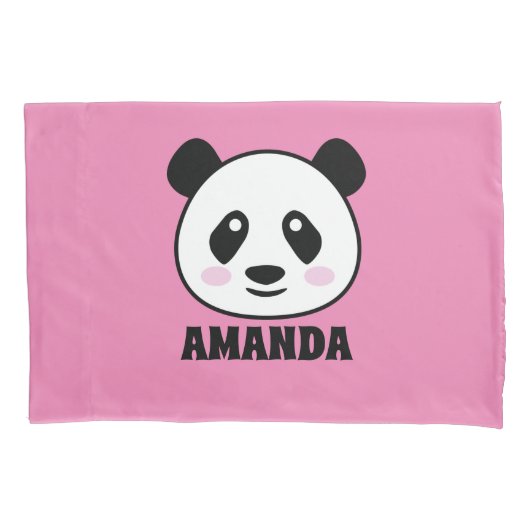 女パーソナライズされたの子の部屋 枕カバー (正面)