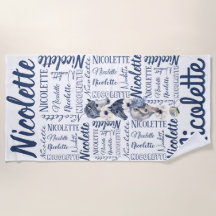 女パーソナライズされたの子の長い名前