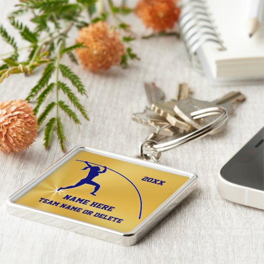 女パーソナライズされたの子へのポールバーターの贈り物 キーホルダー (側面)