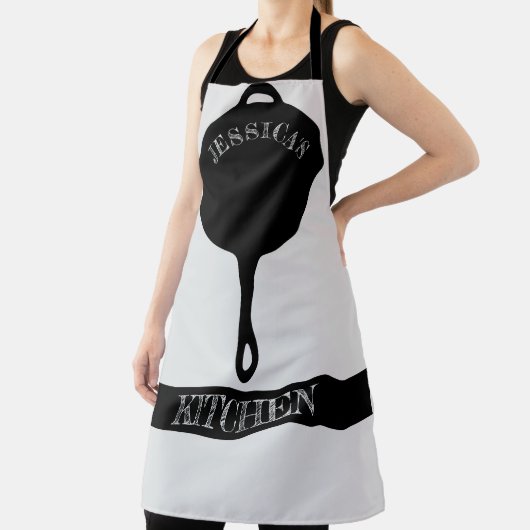 女パーソナライズされた人用キッチンエプロン エプロン (インサイチュ)
