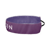 女パーソナライズされた子用スリップまたは滑ること紫ノンヘッドバンド アスレチックヘッドバンド (右)